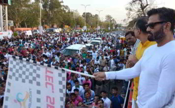 टेक-रश‘ रन में जोश और उत्साह के साथ जमकर दौड़े युवा